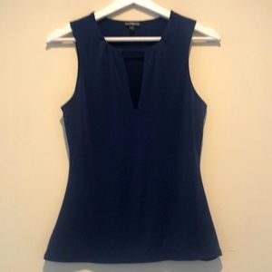 Express navy blue knit top.  Size SP.